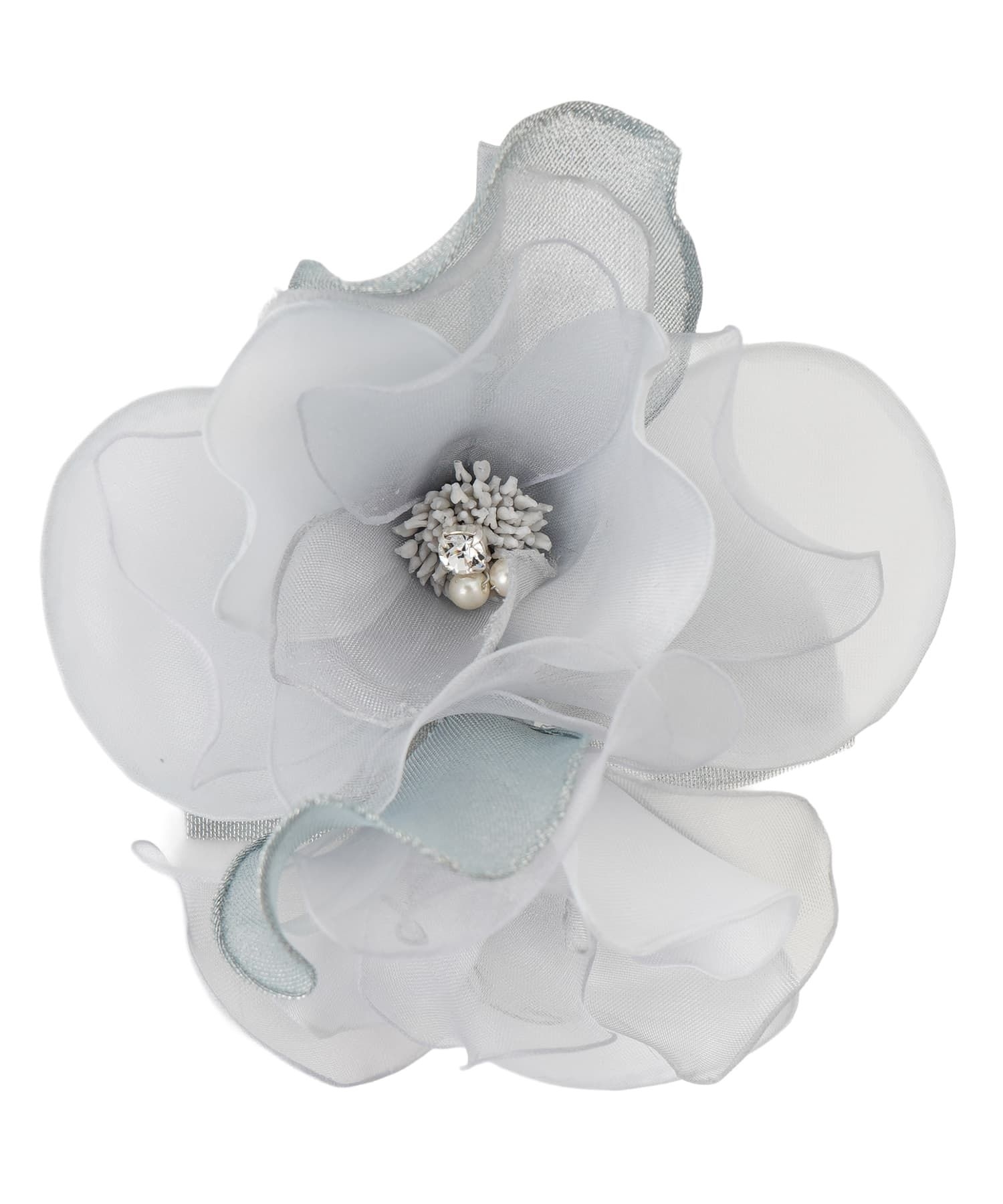 Lumière】レリアン 立体花柄 リボン モチーフ 中綿コート 9号 スタンド
