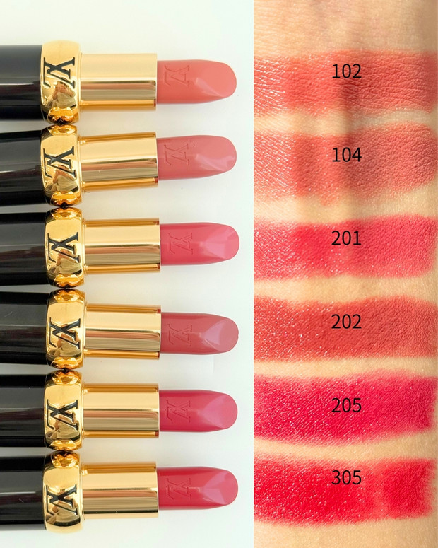 ルイ・ヴィトンの「LV ルージュ」全色スウォッチ】人気5色＆イエベ