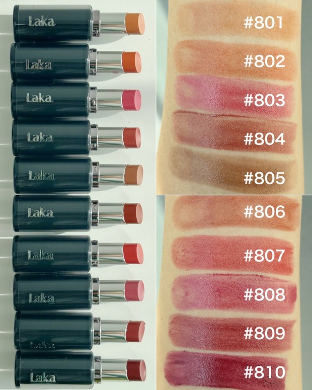 全色スウォッチつき】Laka「デビルリップ」の人気色ランキングTOP5を