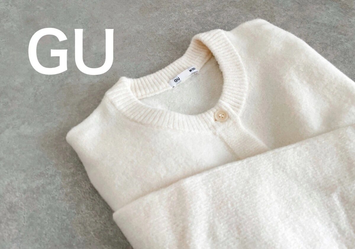 春まで着られるGUニットが値下げで1290円～って超お買い得！サイズあっ