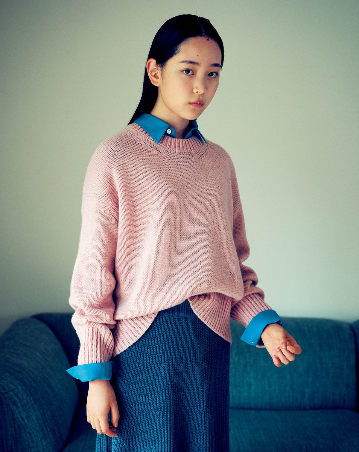 GALERIE VIE】のファインウールニット（別注）／エディターの