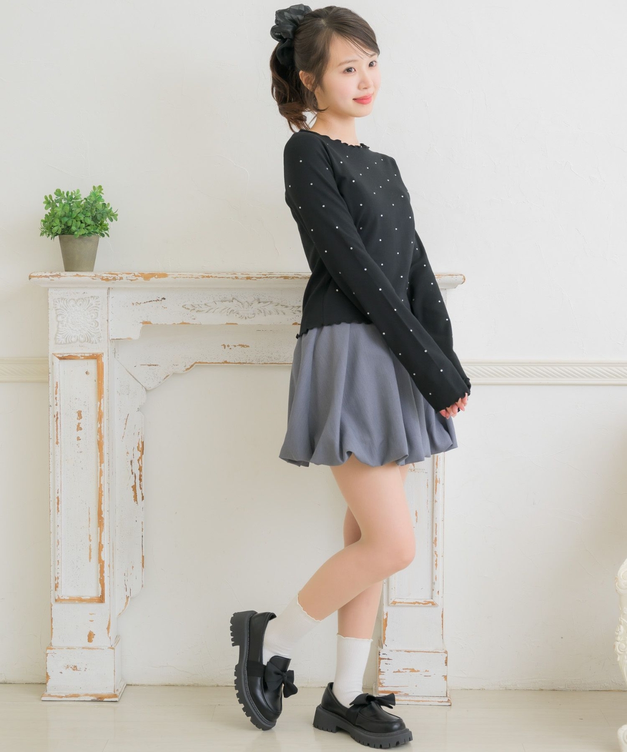 ビジュー付きCT|ems excite | RETRO GIRL ONLINE STORE レトロガール