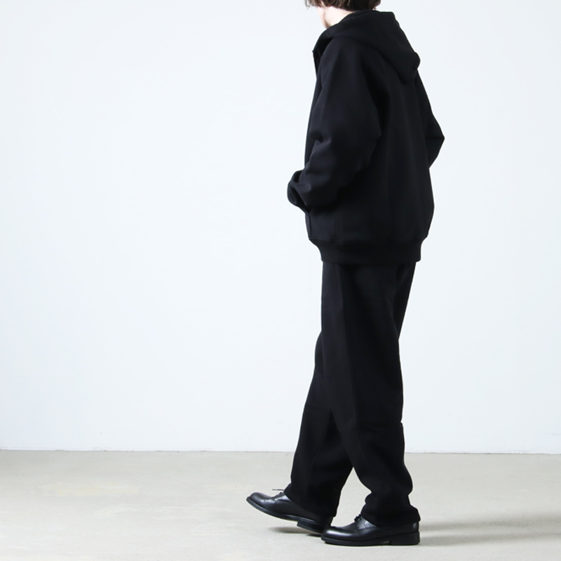 COMOLI (コモリ) コットン裏毛 ジップパーカ