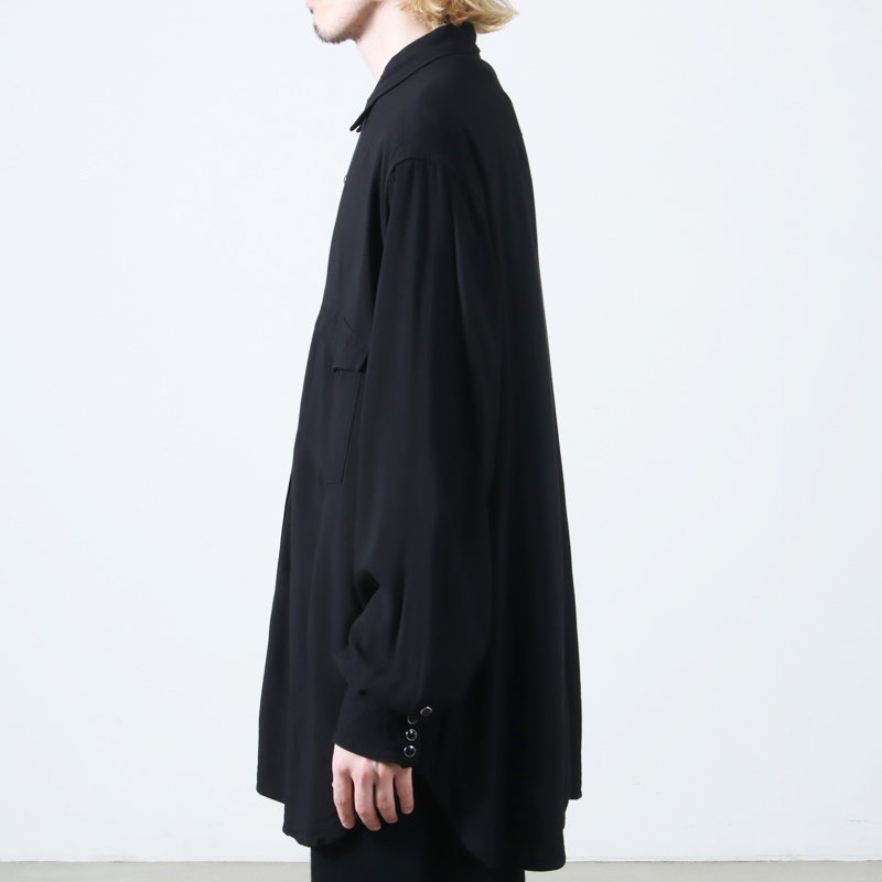 COMOLI (コモリ) レーヨン ウエスタンシャツ