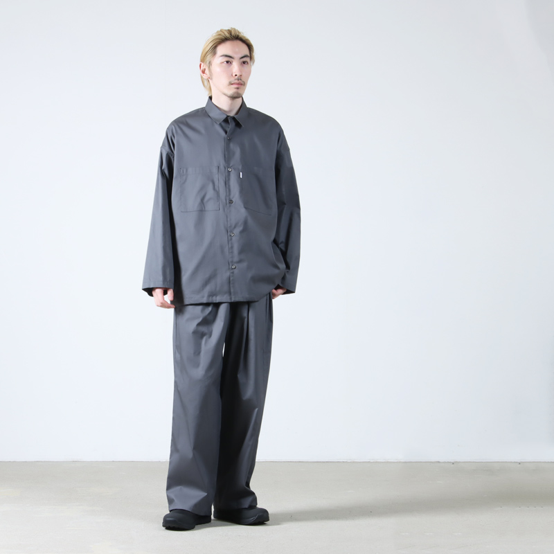 Graphpaper (グラフペーパー) Solotex Twill L/S Oversized Box Shirt