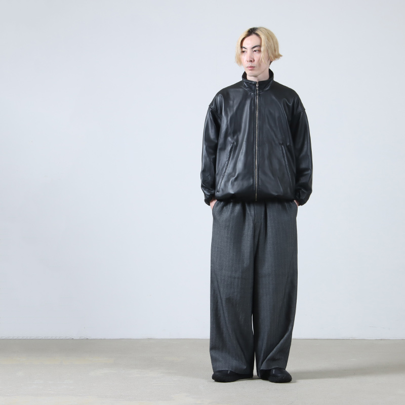 Graphpaper (グラフペーパー) Sheep Leather Track Blouson / シープ