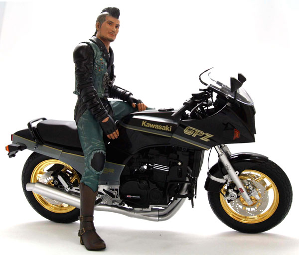 スタチュー＋バイクセット 1/12 キリン モヒ＋GPZ900R改[マイル