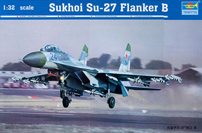 1/32 スホーイ Su-27B フランカーB型 プラモデル[トランペッターモデル