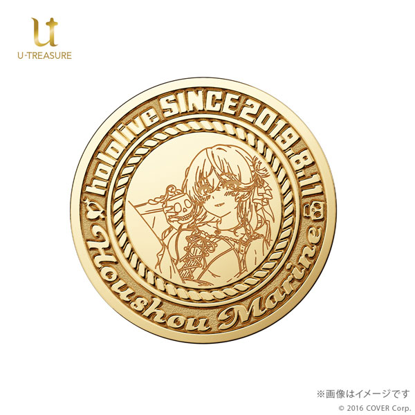限定販売】【特典】ホロライブ 宝鐘マリン記念コイン シルバー