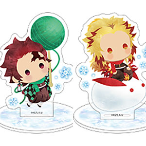 鬼滅の刃 ゆらふわ ランダムミニアクリルマスコット ウィンターver