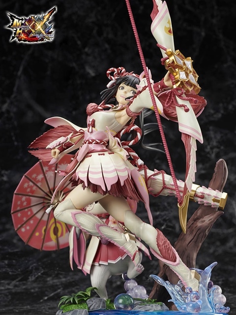 モンスターハンターダブルクロス』ミツネ装備の女性ガンナーが
