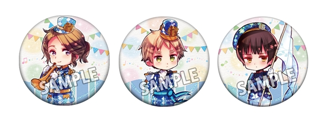 ヘタリア』キャラソンCDのジャケット写真と缶バッジ画像が公開