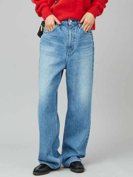 RED CARD/レッドカード】別注Dakota ルーズストレートデニム｜OUTLET