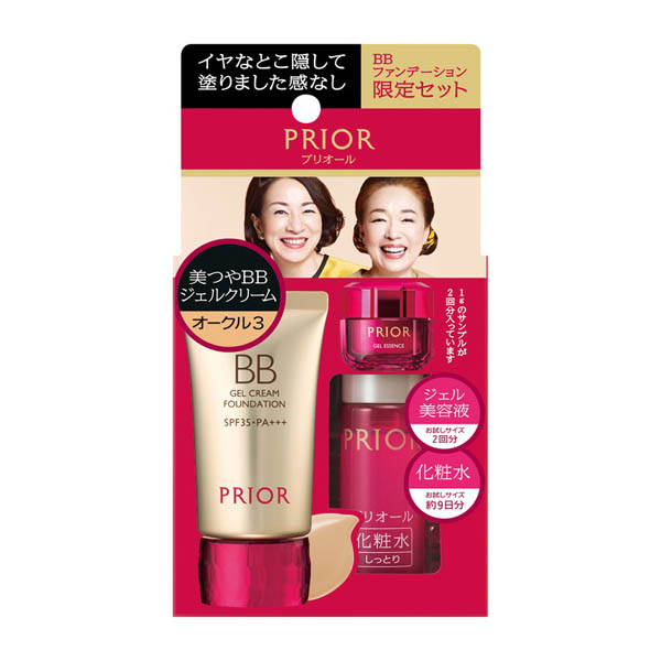 PRIOR(プリオール) 美つやBBジェルクリーム 限定セットe オークル3
