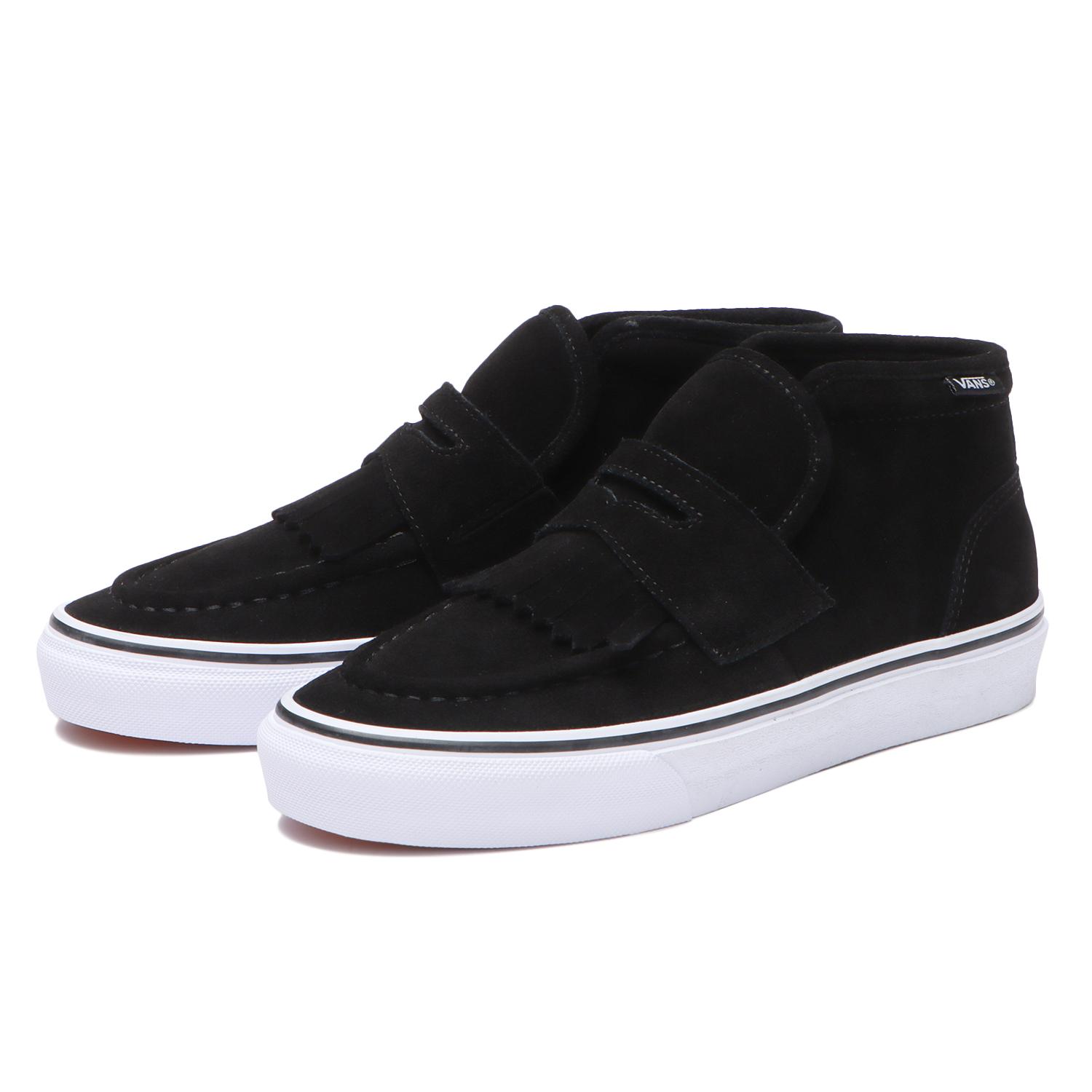 VANS】 ヴァンズ LOAFER MID ローファーMID V197CF BLACK/WHITE | ABC
