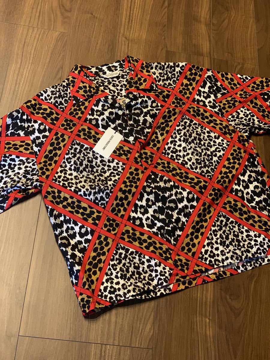新品】cootie クーティ シャツ レオパード 総柄 長袖シャツ の落札情報