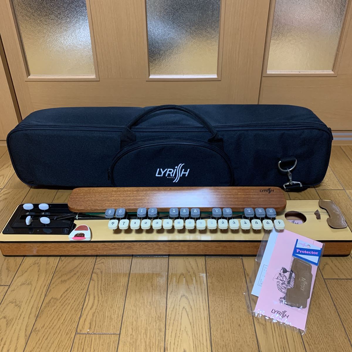 ライリッシュ 大正琴 LPS50 和楽器 専用ソフトケース 楽譜付き LYRISH