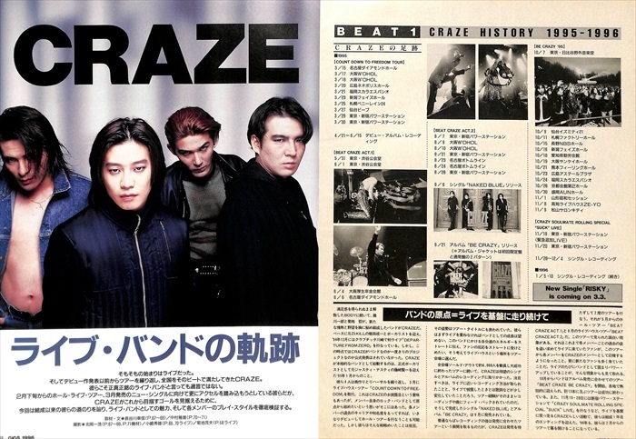 BODY 切り抜き 116P 貴重 NAOKIソロ 瀧川一郎 検 CRAZE 2026年最新瀧川