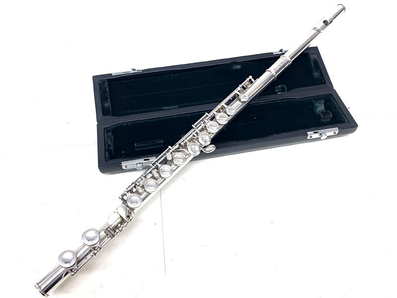 中古】□PEARL FLUTE PF-521 フルート 銀メッキ リップ銀製 パール