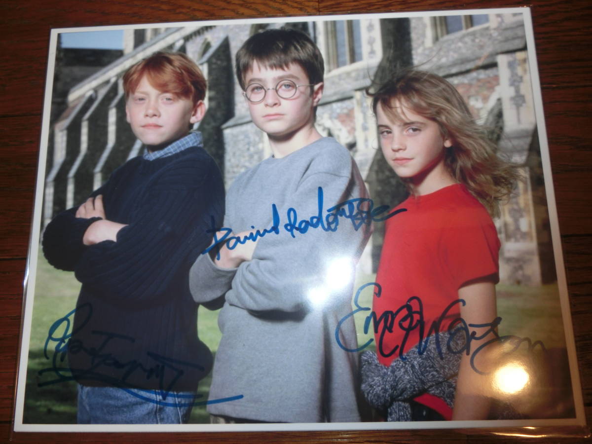 Harry Potter ロン役「ルパート・グリント」サイン入りポートレート