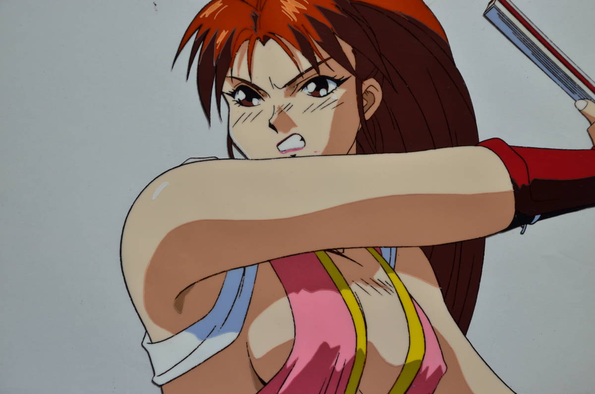 ☆セル画 餓狼伝説・不知火 舞 直筆背景付き