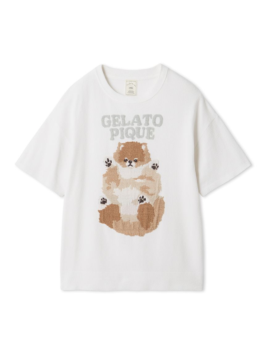 ONLINE限定カラーあり】ドッグジャガードプルオーバー(ニットプル