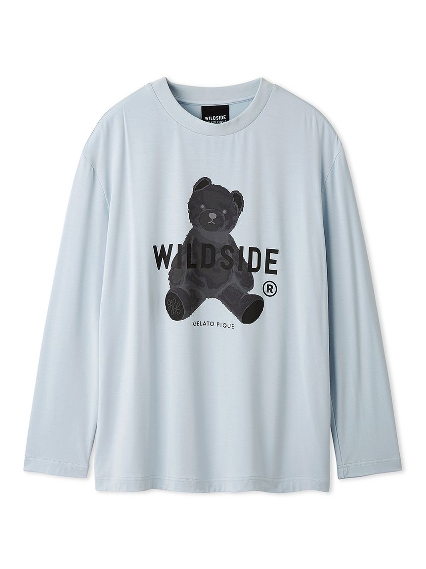 WILDSIDE】【UNISEX】ベアモチーフロングTシャツ(トップス)｜ルーム