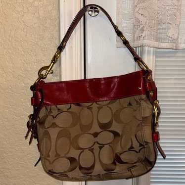 Coach red signature hobo - Gem
