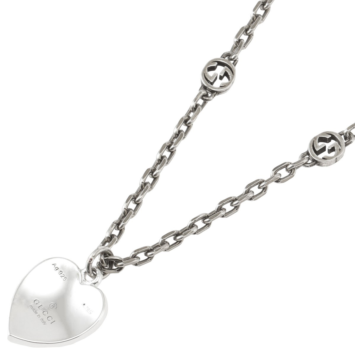 グッチ GUCCI ネックレス 645545 J89B4 8490 GUCCI HEART インター