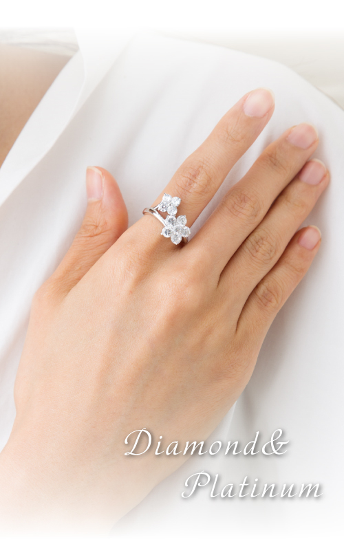 指輪 ダイヤモンドリング テンダイヤ 10粒 10石 2ct プラチナ プラチナ