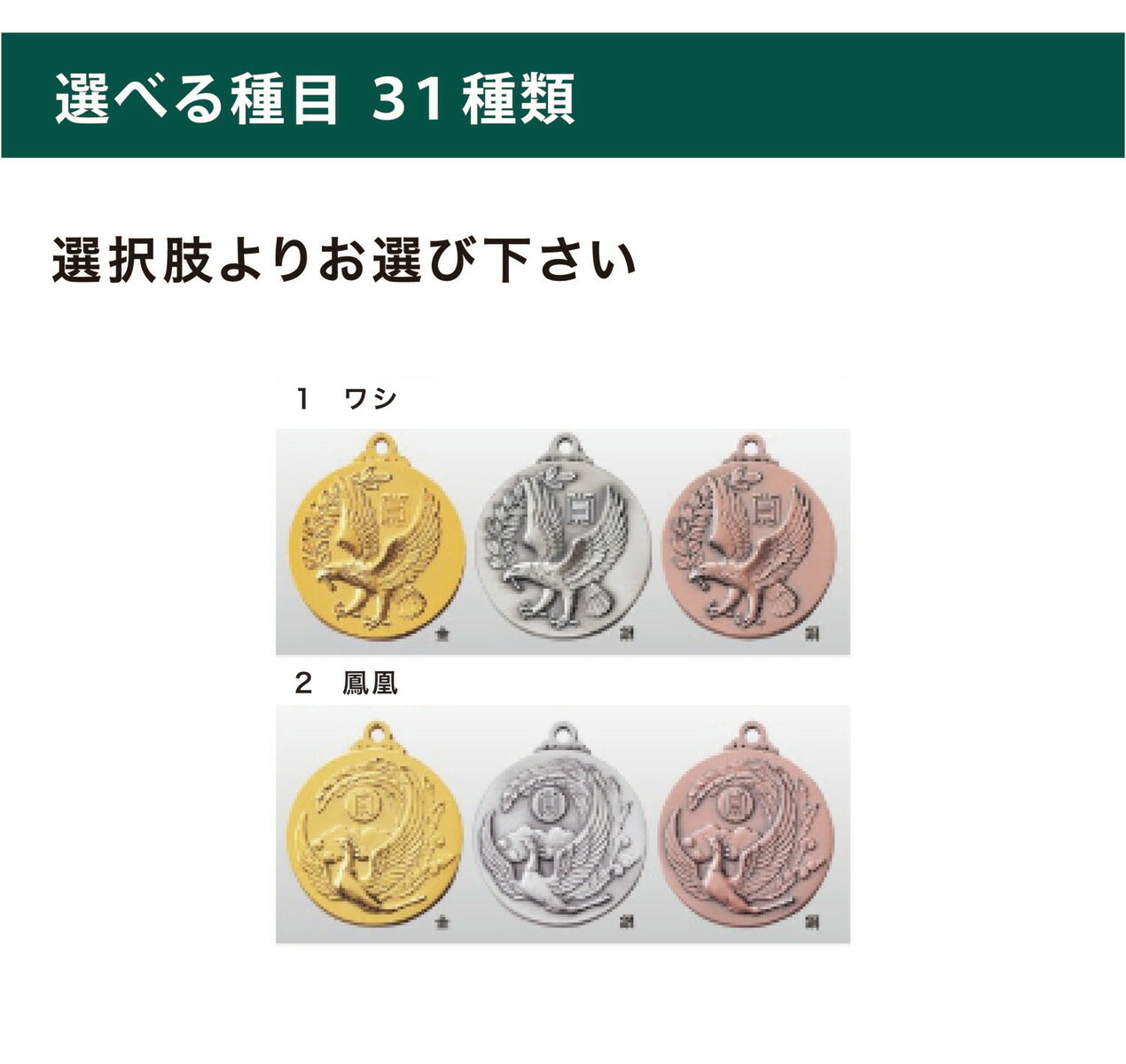 名入無料】SMメダル 40mm（金・銀・銅） プラスチックケース 直径