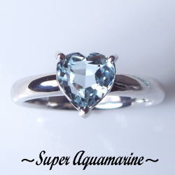 高級仕様(9.5号)約5.20g】pt900 K18YG/PG/WG アクアマリン ハート