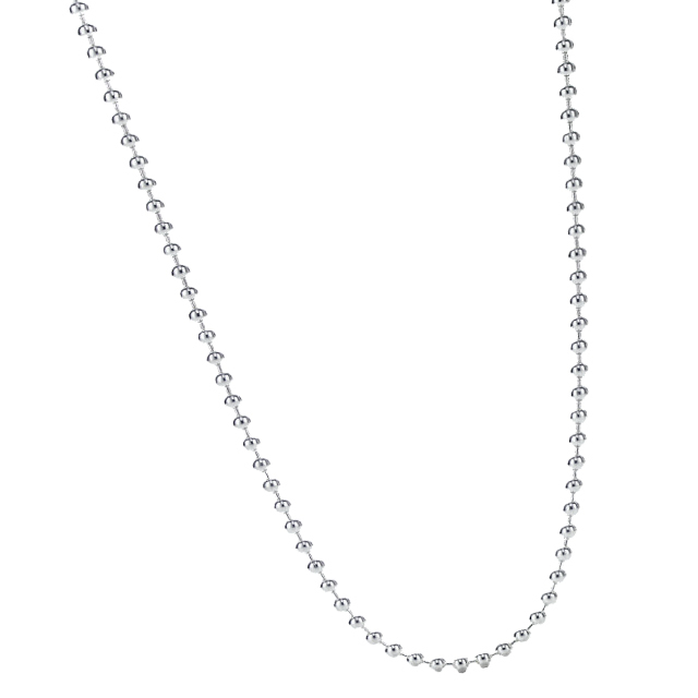 ティファニー TIFFANY＆CO. ラージ ビーズ チェーン 86cm シルバー