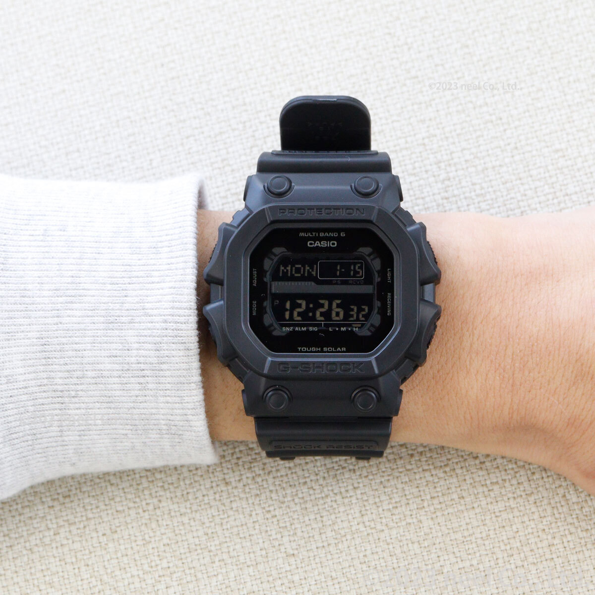 G-SHOCK 電波 ソーラー 電波時計 ブラック タフソーラー 腕時計 メンズ