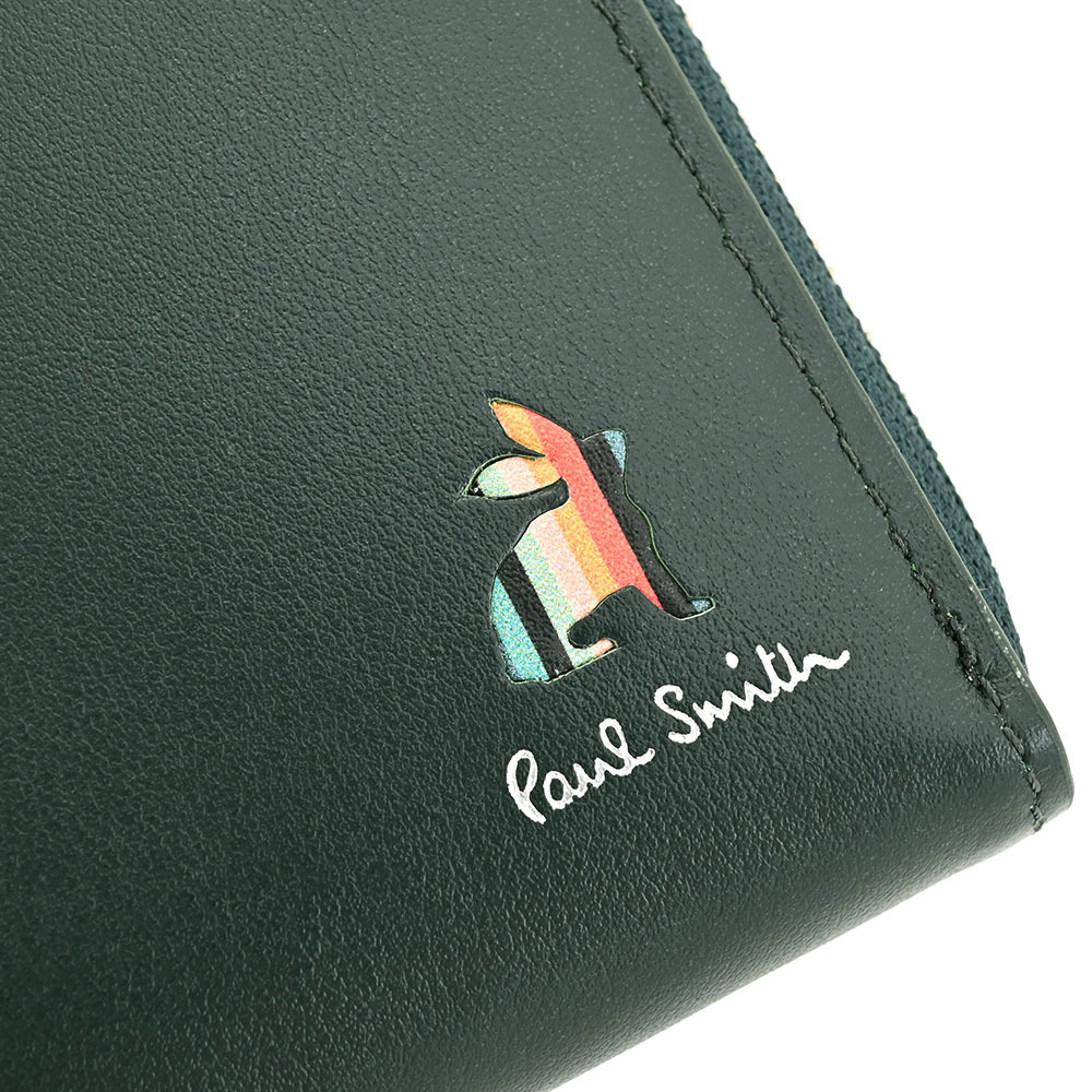 ポールスミス 財布 長財布 ラウンドファスナー 緑(グリーン) Paul