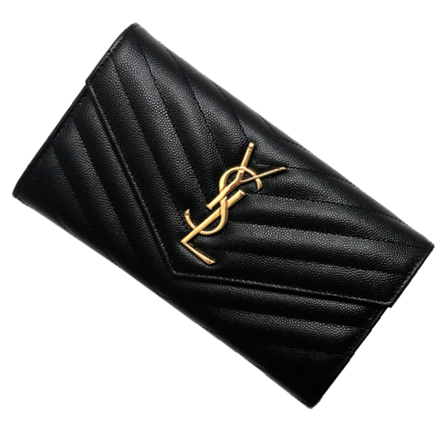 サンローラン SAINT LAURENT 二つ折り長財布 レディース 長財布
