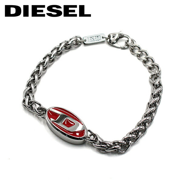 DIESEL ディーゼル ブレスレット アクセサリー メンズ シルバー