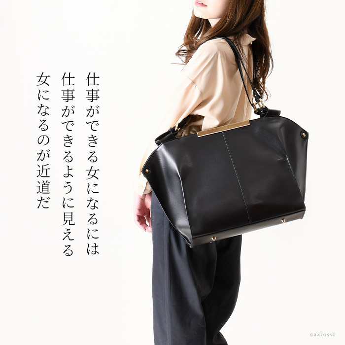 トートバッグ レディース a4 トート バッグ 本革 ファスナー付き