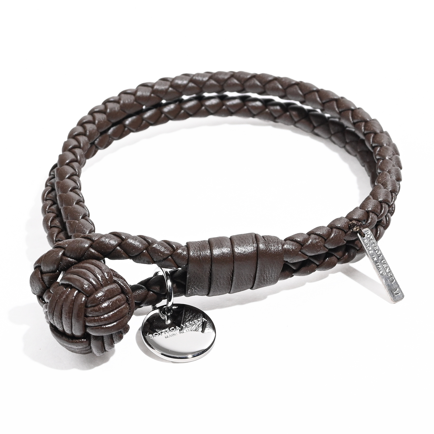 ボッテガヴェネタ BOTTEGA VENETA ブレスレット Mサイズ イントレ