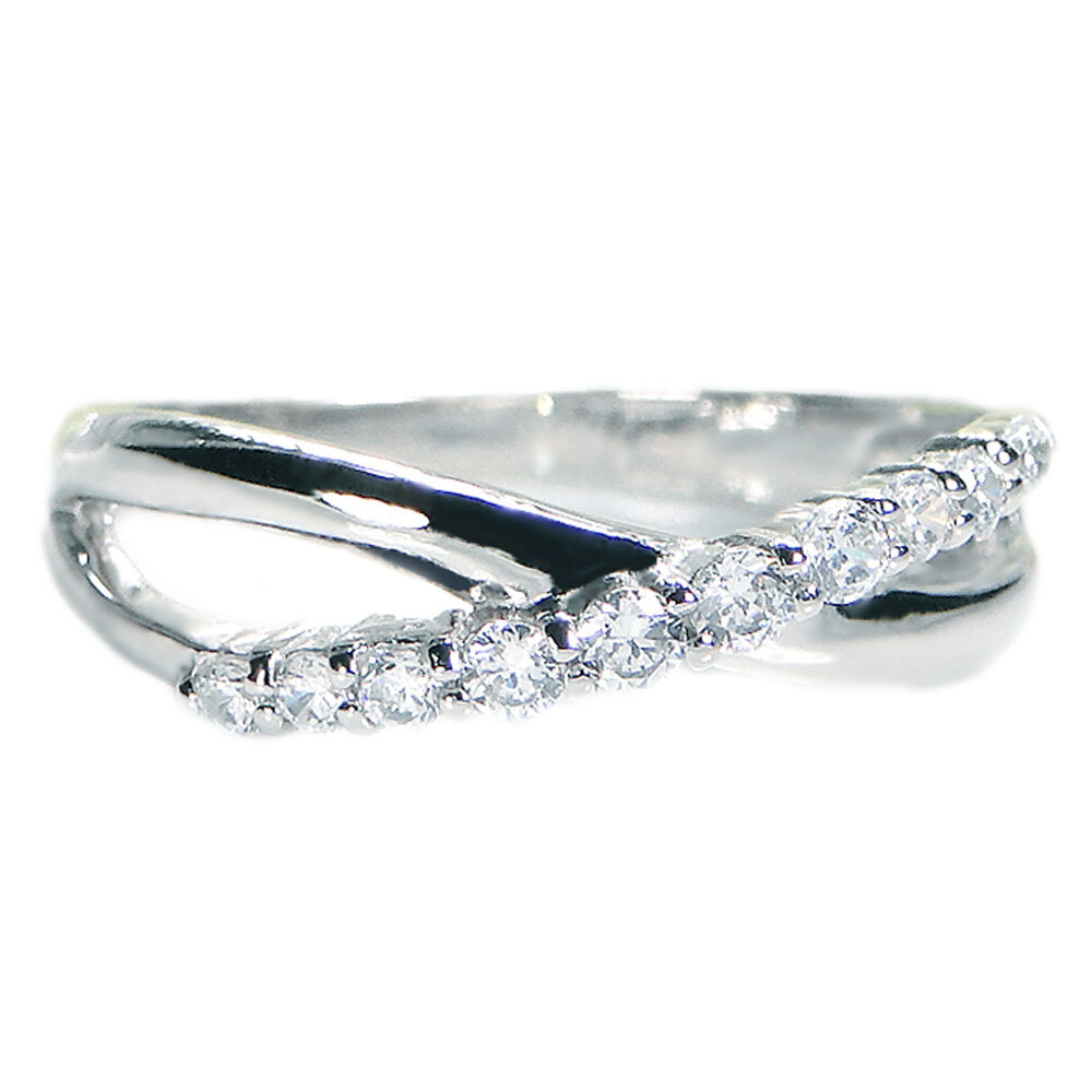 ギフト向け】 指輪 レディース プラチナ PT900ダイヤモンド 0.23ct