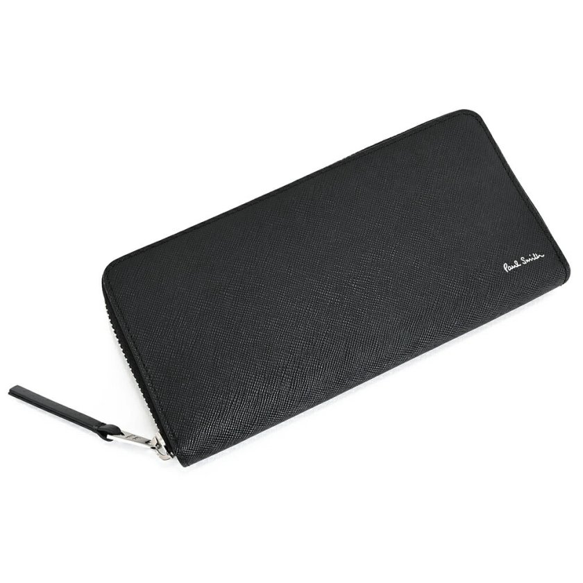 ポールスミス 財布 長財布 ラウンドファスナー 黒(ブラック) Paul