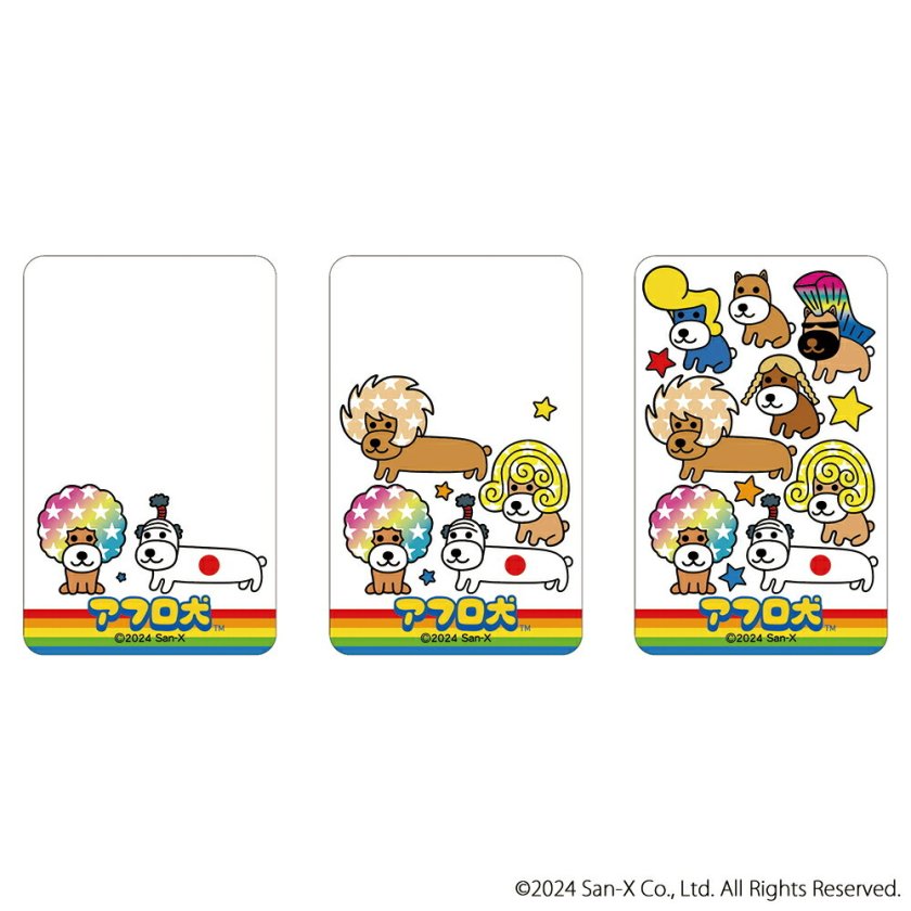 アフロ犬 グッズ 通販 サンエックスレジェンド クリアカード まじかる