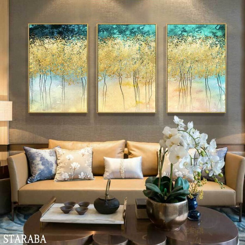 絵画 3枚セット インテリア ファブリック パネル 枠付き アート 人気