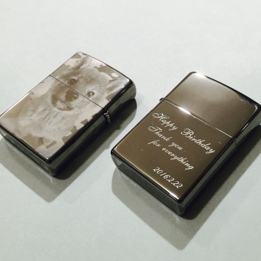 ZIPPO】写真+名入れor 両面写真 豪華両面彫刻！ジッポーライター
