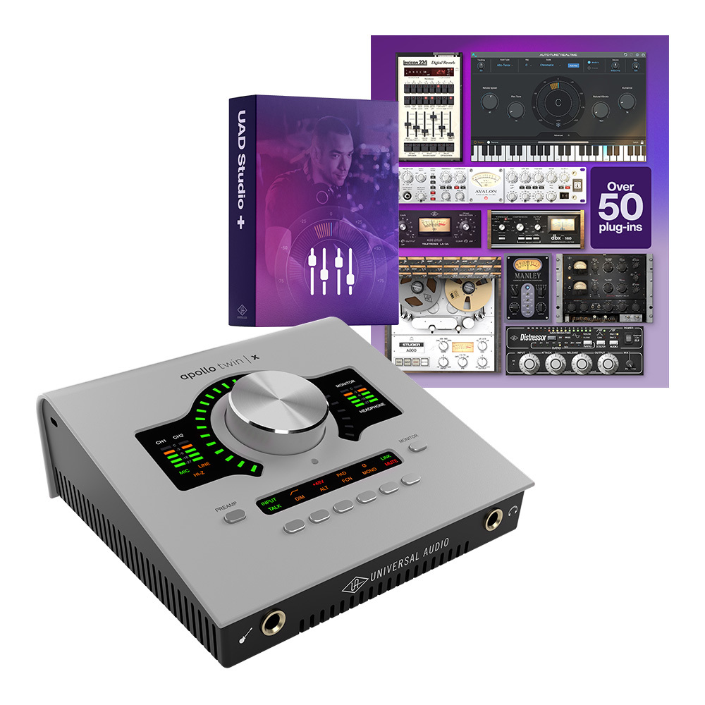 Universal Audio Apollo Twin X Quad Gen 2 Studio+ Edition 【即納