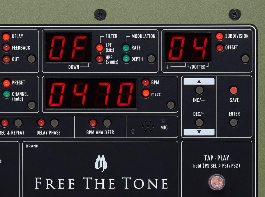 Free The Tone FLIGHT TIME FT-2Y DIGITALDELAY フリーザトーン