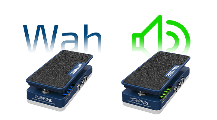 HOTONE WONG PRESS《Wah / Exp / Vol ペダル》【オンラインストア限定