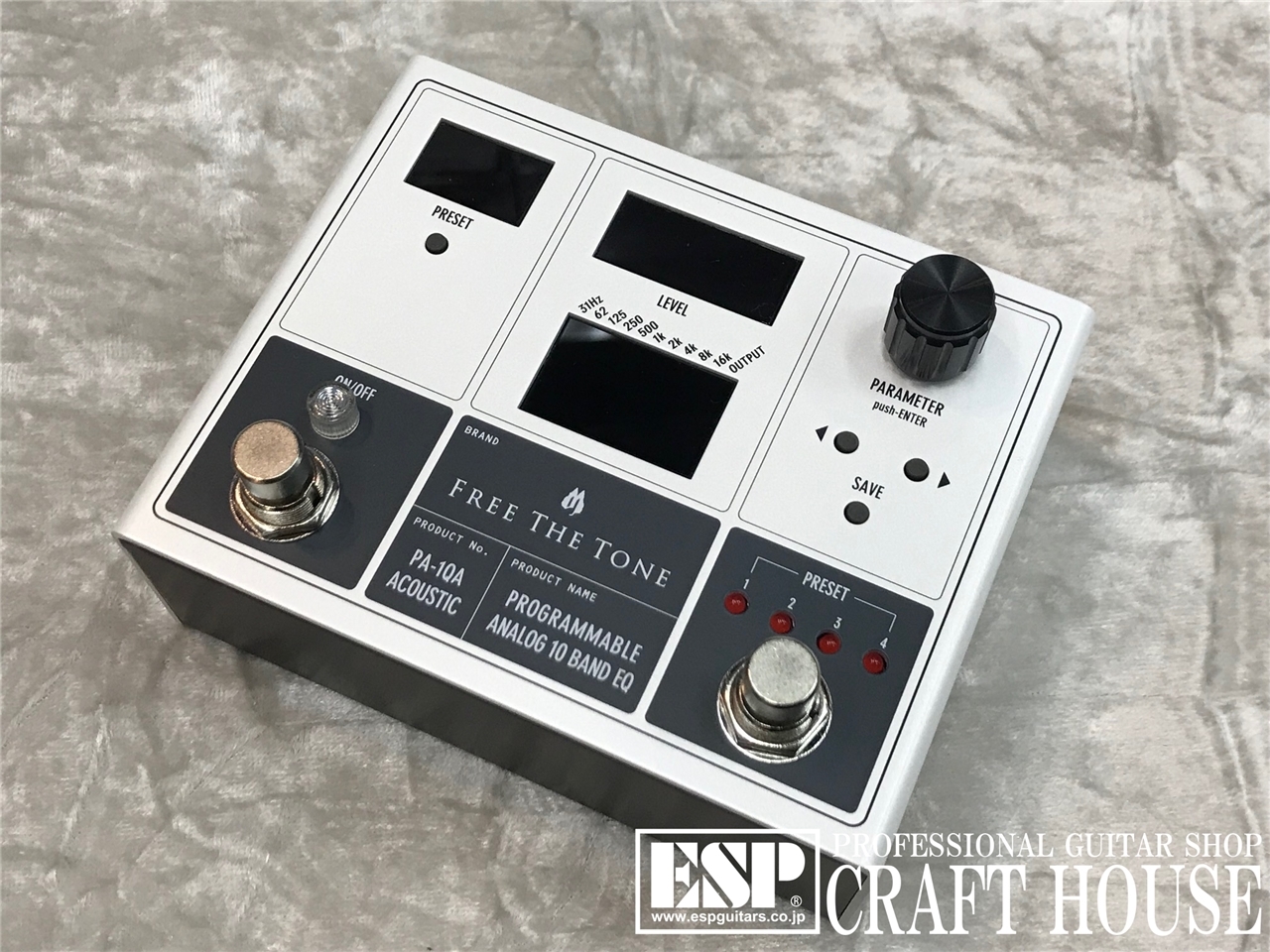 Free The Tone PROGRAMMABLE ANALOG 10 BAND EQ / PA-1QA（新品/送料