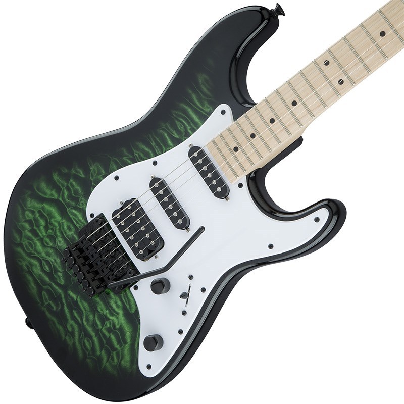 Jackson X Series Signature Adrian Smith SDXQM (Transparent Green