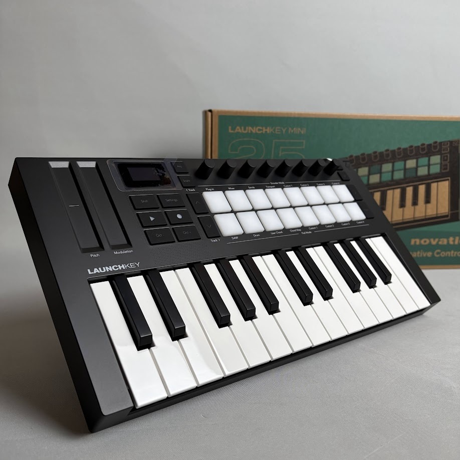 Novation Launchkey Mini 25 MK4 MIDIキーボード 25鍵 ミニ鍵盤